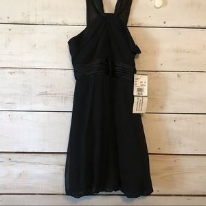 David’s Bridal girl’s black dress size 8